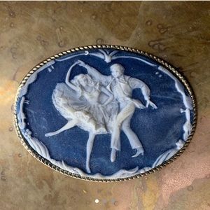 Vintage Stone Belt Buckle